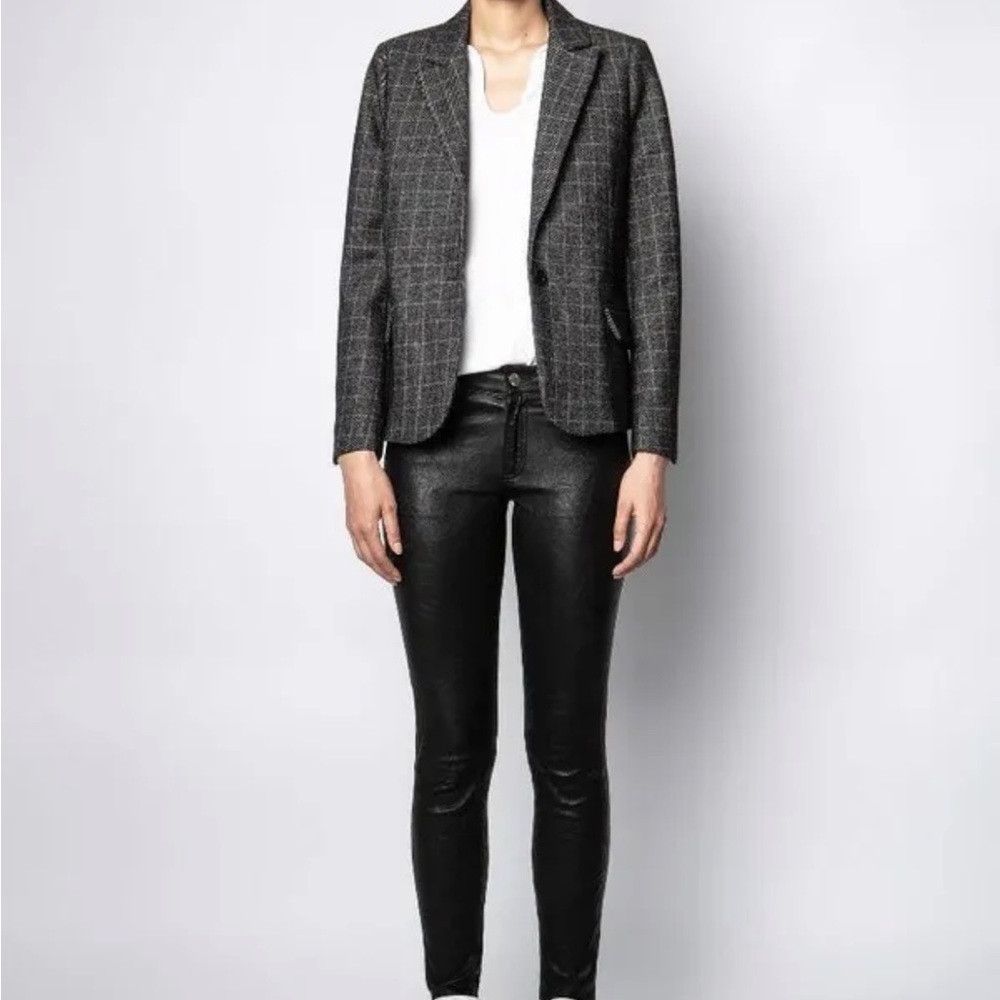 Brand new w/ tags! Zadig & Voltaire Victor Jacket Size 34 Wool Blend Blazer $448 - Picture 2 of 6